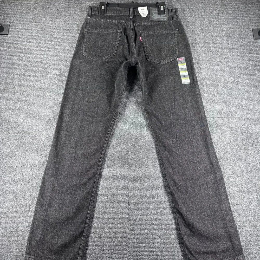 Levi's 511 Slim Fit Jeans Mens 30x32 Gray Charcoal Denim Waterless NWT